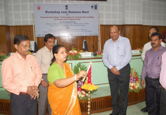Workshop on CST for community cooking and process heat applications held in Agartala